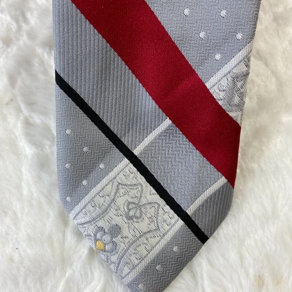 Guy LaRoche Geometric Abstract Tie Men's Cravates Spring - Picture 4 of 5